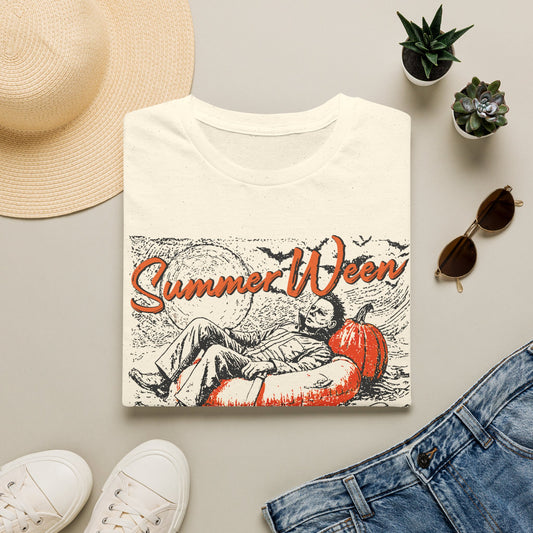 Summer Ween T-Shirt — Retro Halloween Pumpkin Beach Vibe