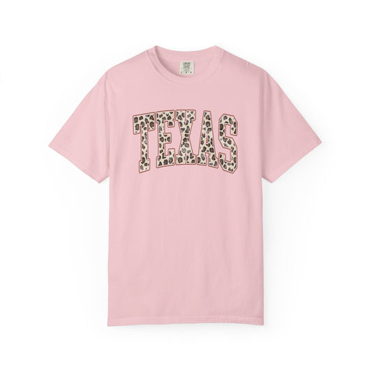 Pink Texas Leopard Print T-Shirt