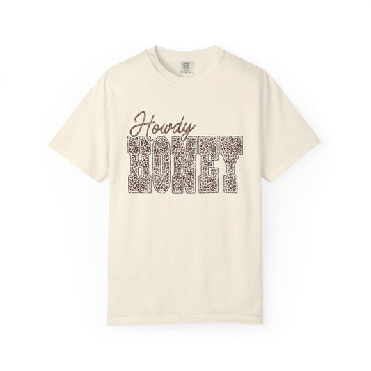 Howdy Honey Leopard Print T-Shirt