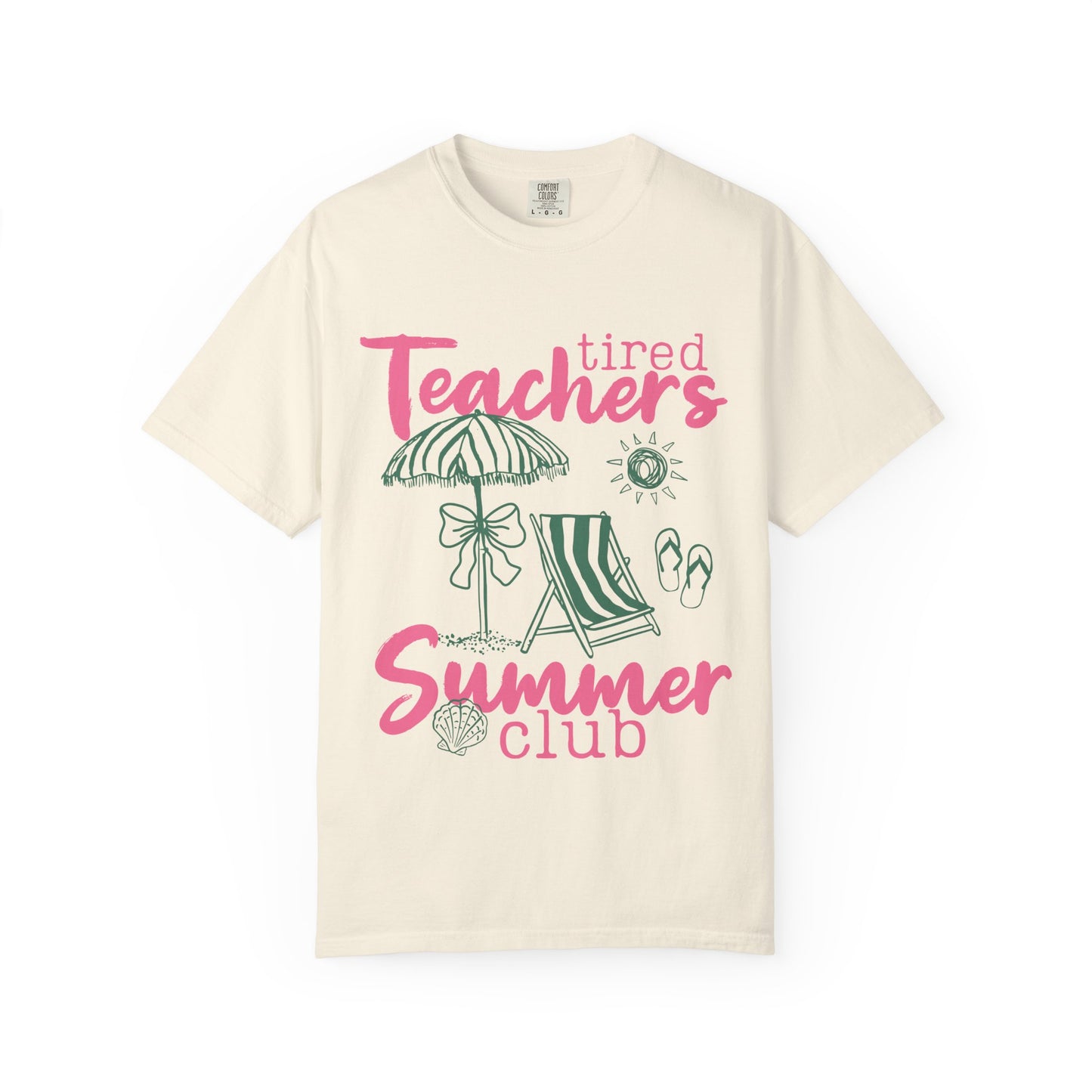 Tired Teachers Summer Club T‑Shirt