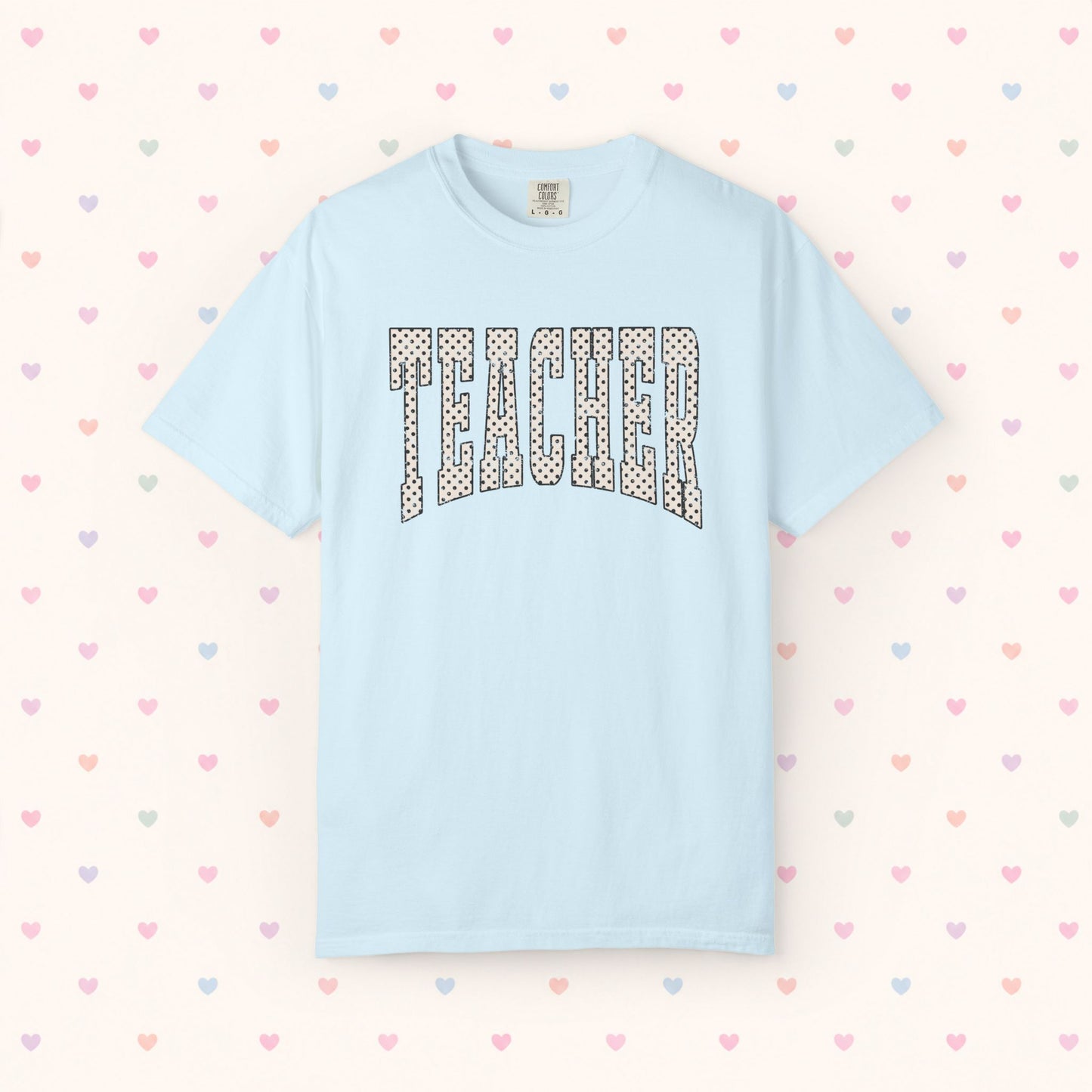 Teacher Polka Dot Pattern T-Shirt