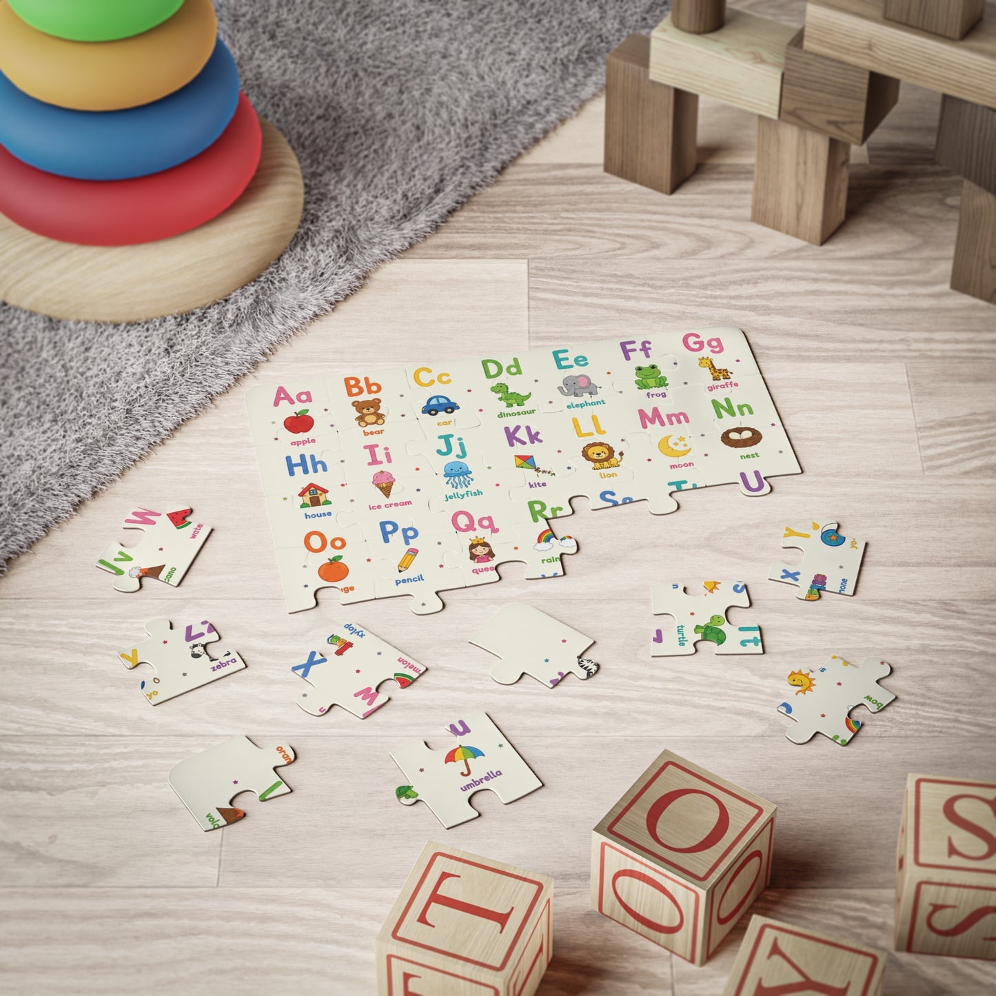 Cute Alphabet 30-Piece Kids Puzzle