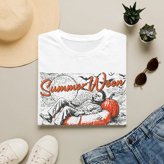 Summer Ween T-Shirt — Retro Halloween Pumpkin Beach Vibe