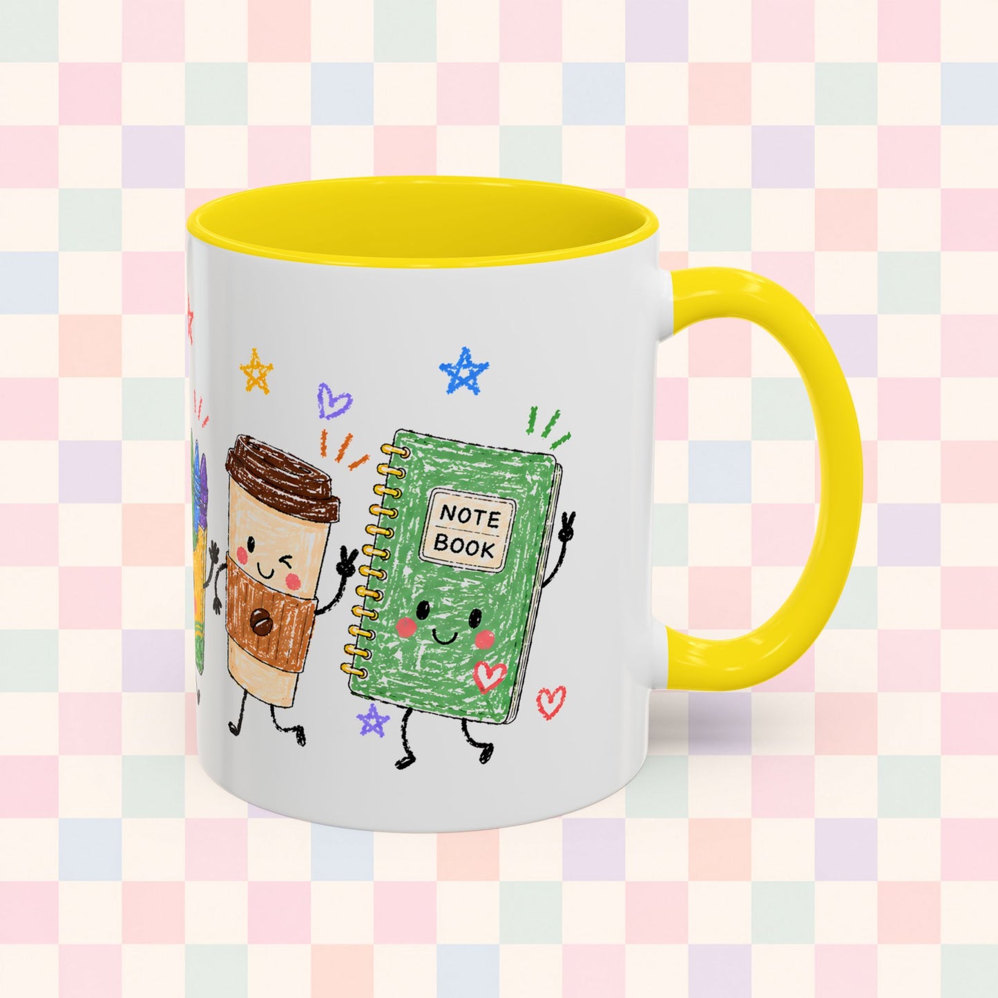 Cute School Supplies Coffee Mug