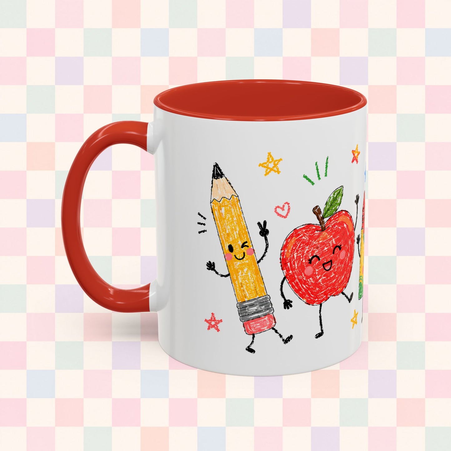 Cute School Supplies Coffee Mug