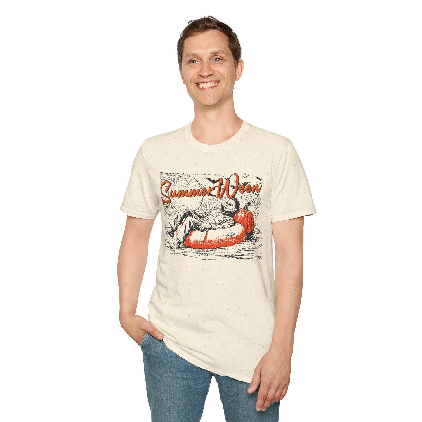 Summer Ween T-Shirt — Retro Halloween Pumpkin Beach Vibe