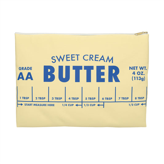Sweet Cream Butter School Supplies Pouch