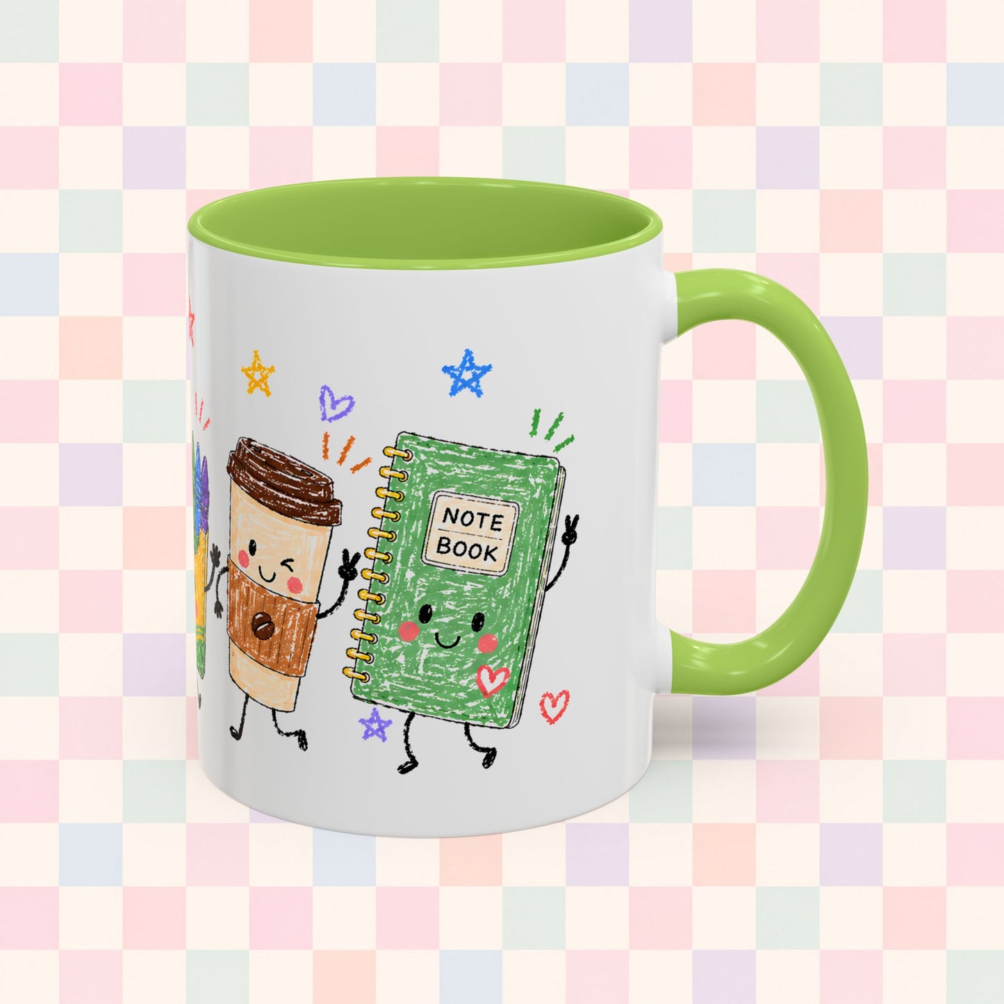 Cute School Supplies Coffee Mug