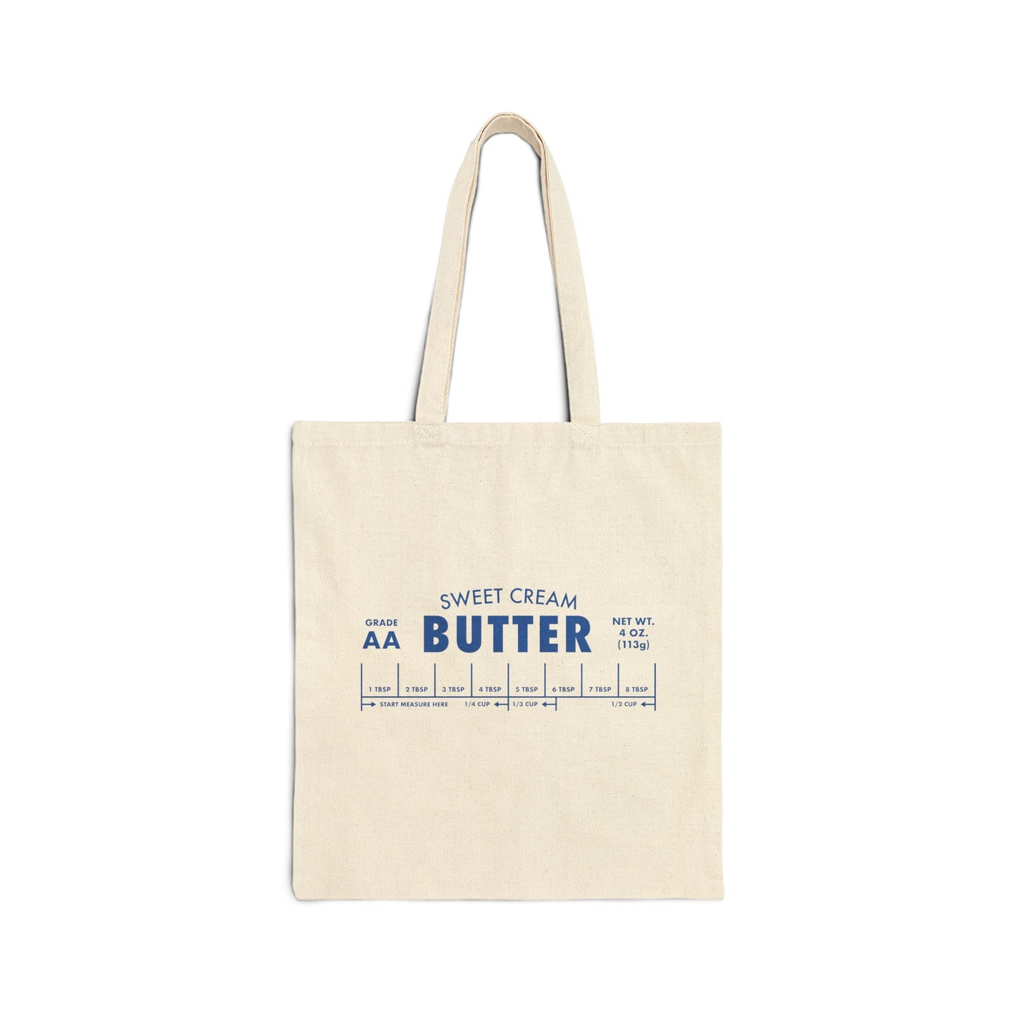 Vintage 'Sweet Cream Butter' Canvas Tote