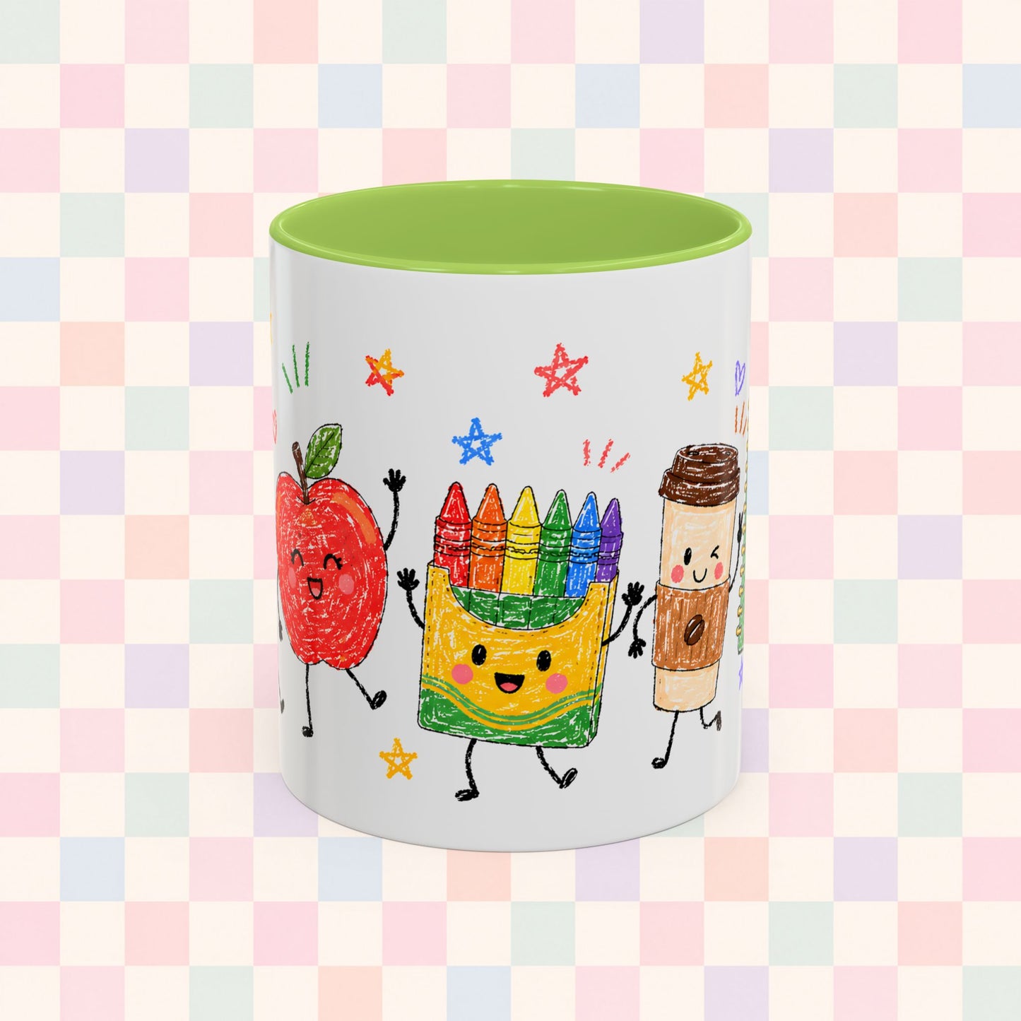 Cute School Supplies Coffee Mug