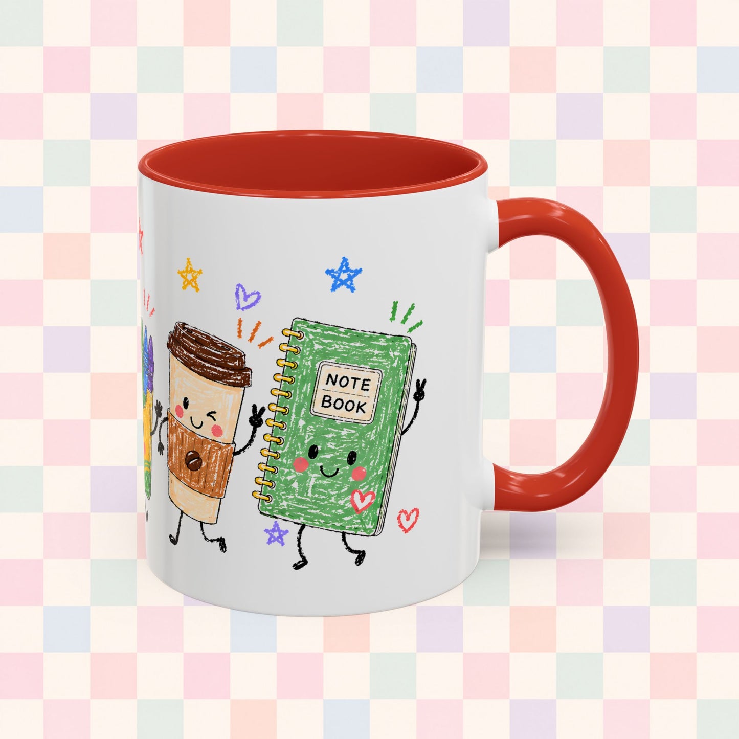 Cute School Supplies Coffee Mug
