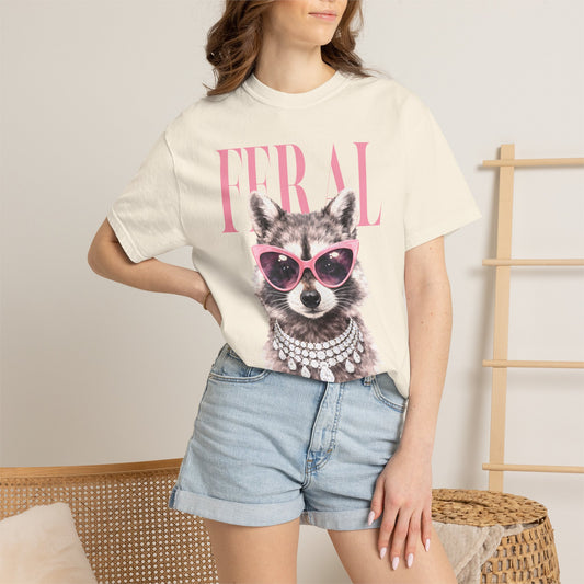 Feral Raccoon Graphic T-Shirt