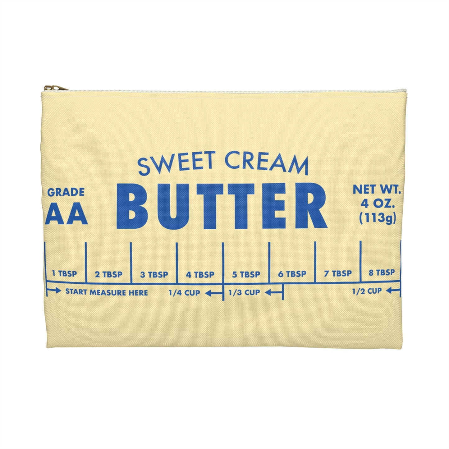 Sweet Cream Butter School Supplies Pouch