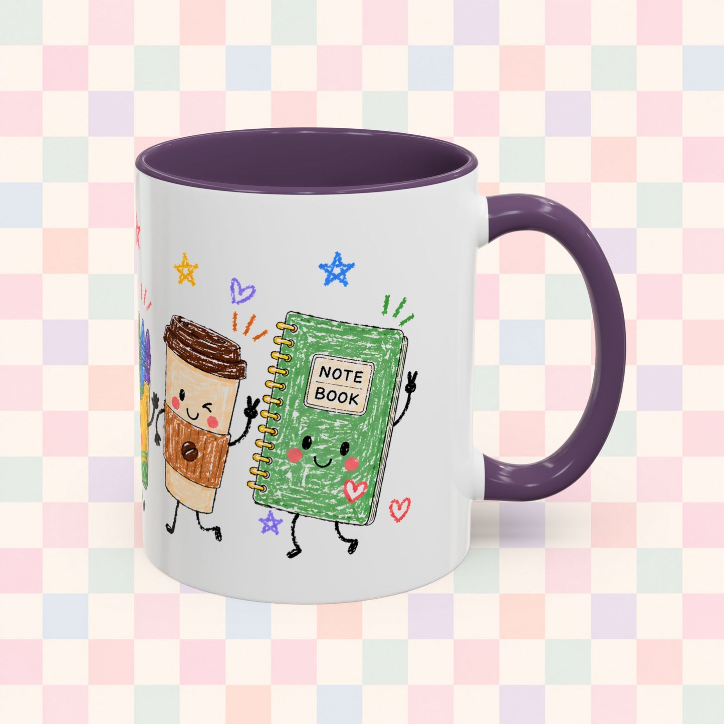 Cute School Supplies Coffee Mug