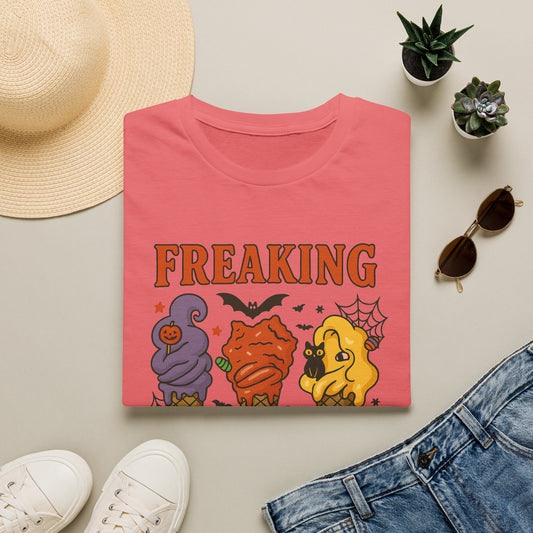 Halloween 'Freaking Melting' Ice Cream Tee — Spooky Cute Summerween Graphic T-Shirt