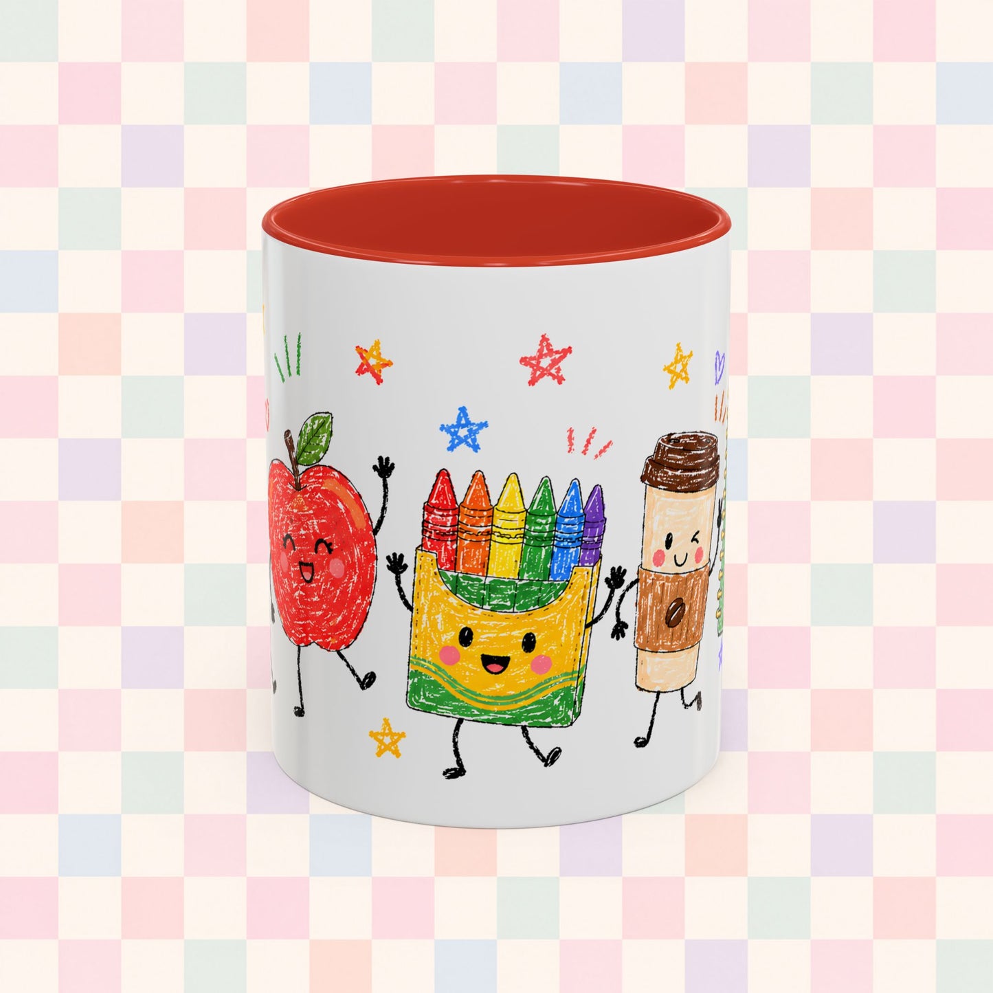 Cute School Supplies Coffee Mug
