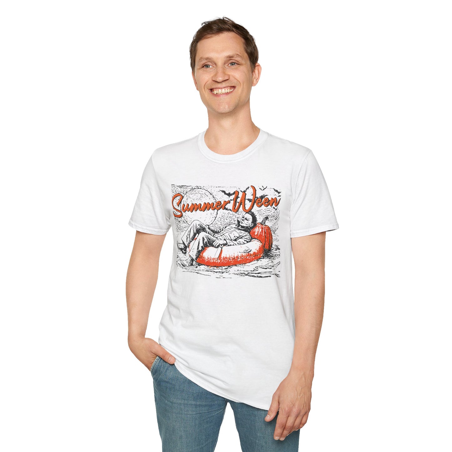 Summer Ween T-Shirt — Retro Halloween Pumpkin Beach Vibe