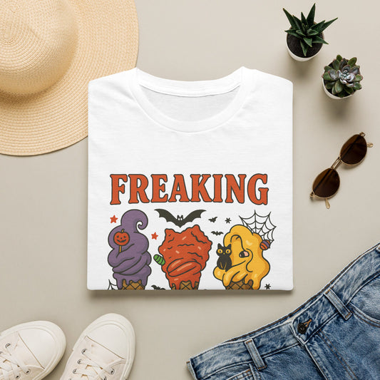 Halloween 'Freaking Melting' Ice Cream Tee — Spooky Cute Summerween Graphic T-Shirt