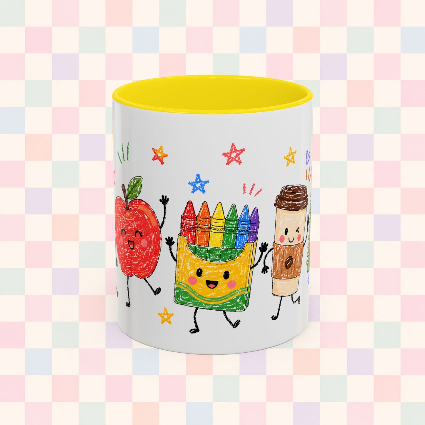 Cute School Supplies Coffee Mug