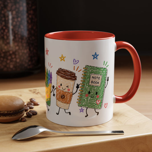Cute School Supplies Coffee Mug