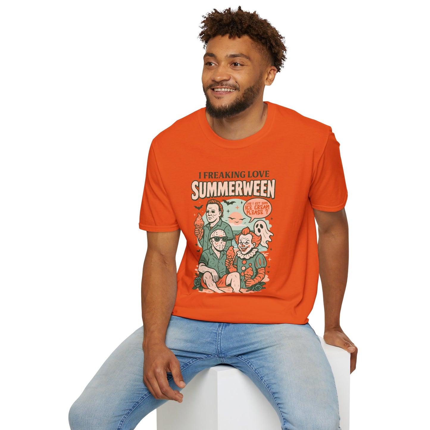 Summerween T-Shirt — “I Freaking Love Summerween” Horror Summer Graphic Tee