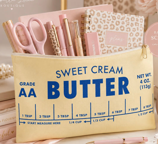 Sweet Cream Butter Pouch