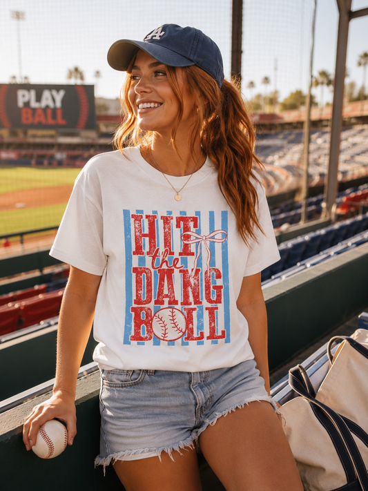 Hit the Dang Ball Baseball T-Shirt